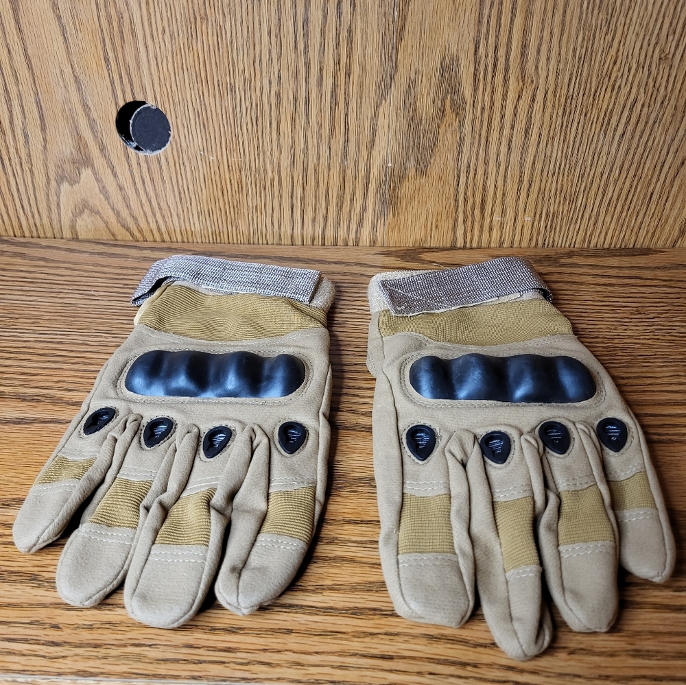 Tactical gloves tan extra large